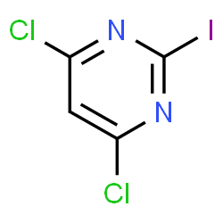 4,6-Dichloro-2-iodopyrimidine structure