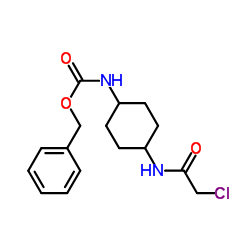 Benzyl {4-[(chloroacetyl)amino]cyclohexyl}carbamate结构式