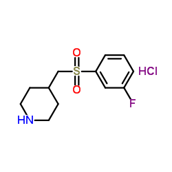 4-(3-Fluoro-benzenesulfonylMethyl)-piperidine hydrochloride picture