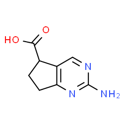 2-amino-6,7-dihydro-5H-cyclopenta[d]pyrimidine-5-carboxylic acid图片