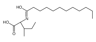 (2S,3S)-2-(dodecanoylamino)-3-methylpentanoic acid Structure