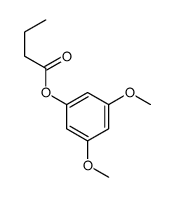 (3,5-dimethoxyphenyl) butanoate Structure