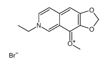 6-ethyl-4-methoxy-[1,3]dioxolo[4,5-g]isoquinolin-6-ium,bromide结构式