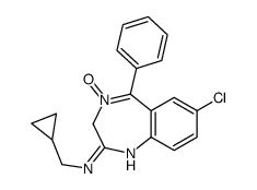 环丙西泮结构式