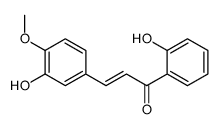 (E)-3-(3-hydroxy-4-methoxyphenyl)-1-(2-hydroxyphenyl)prop-2-en-1-one Structure