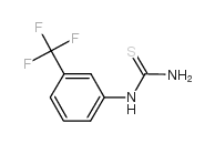 3-(三氟甲基)苯(基)硫脲结构式