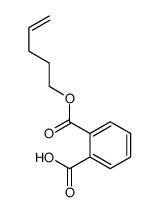 单(4-戊烯基)邻苯二甲酸酯结构式