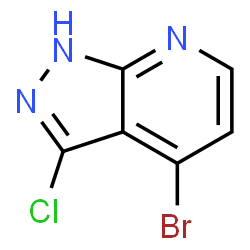 4-Bromo-3-chloro-1H-pyrazolo[3,4-b]pyridine structure