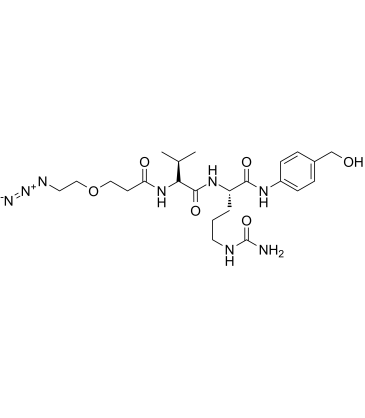 Azide-PEG1-Val-Cit-PABC-OH picture