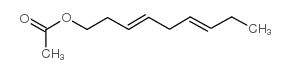 (e,z)-3,6-nonadien-1-yl acetate Structure