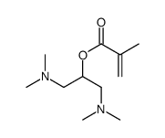 2-(dimethylamino)-1-[(dimethylamino)methyl]ethyl methacrylate结构式