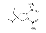 Dicarbamic acid 2-ethyl-2-isopropyltrimethylene ester Structure