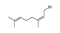 (Z)-1-bromo-3,7-dimethyl-octa-2,6-diene结构式