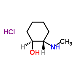 (1S,2S)-2-(METHYLAMINO)CYCLOHEXANOL HYDROCHLORIDE Structure