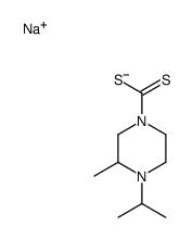 sodium,3-methyl-4-propan-2-ylpiperazine-1-carbodithioate Structure