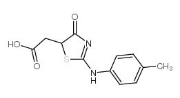 2-[2-(4-methylanilino)-4-oxo-1,3-thiazol-5-yl]acetic acid图片