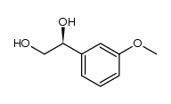 (1S)-1-(3-methoxyphenyl)ethane-1,2-diol Structure