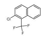 1-trifluoromethyl-monochloronaphthalene结构式