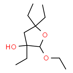 3-Furanol,2-ethoxy-3,5,5-triethyltetrahydro-(9CI) Structure