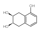 (6S,7R)-5,6,7,8-tetrahydronaphthalene-1,6,7-triol Structure