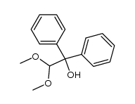 2,2-dimethoxy-1,1-diphenylethanol结构式