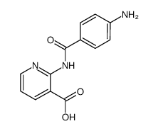 2-[(4-Aminobenzoyl)amino]-3-pyridinecarboxylic acid结构式