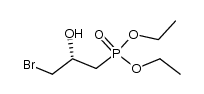 (R)-diethyl 3-bromo-2-hydroxypropanephosphonate结构式