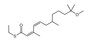 烯虫硫酯结构式