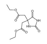 (2,5-dioxo-imidazolidine-4,4-diyl)-di-acetic acid diethyl ester结构式