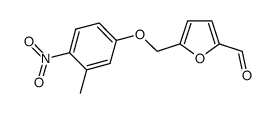 5-((3-methyl-4-nitrophenoxy)methyl)furan-2-carbaldehyde Structure