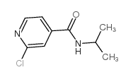 2-chloro-N-propan-2-ylpyridine-4-carboxamide Structure