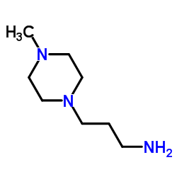 1-(3-氨丙基)-4-甲基哌嗪结构式