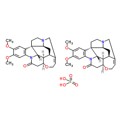 硫酸马钱子碱结构式