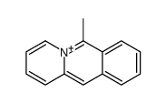 6-methylbenzo[b]quinolizin-5-ium结构式