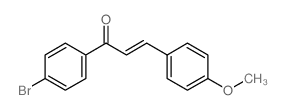 2-Propen-1-one,1-(4-bromophenyl)-3-(4-methoxyphenyl)-结构式