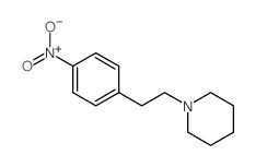 1-[2-(4-nitrophenyl)ethyl]piperidine结构式