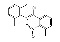 N-(2,6-dimethylphenyl)-3-methyl-2-nitrobenzamide结构式