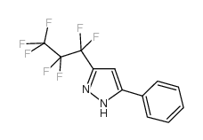 3-(七氟正丙基)-5-苯基吡唑结构式