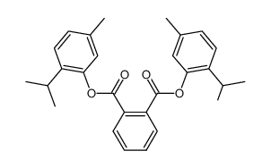 phthalic acid bis-(2-isopropyl-5-methyl-phenyl ester)结构式