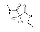 4-hydroxy-2,5-dioxoimidazolidine-4-(N-methylcarboxamide) Structure