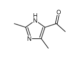 1-(2,4-Dimethyl-1H-imidazol-5-yl)-ethanone结构式