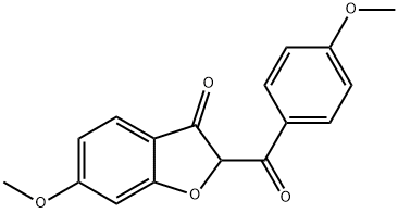 6-Methoxy-2-(4-methoxybenzoyl)-3(2H)-benzofuranone Structure