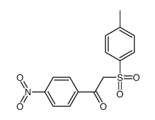 2-(4-methylphenyl)sulfonyl-1-(4-nitrophenyl)ethanone Structure