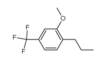 2-propyl-5-trifluoromethyl-anisole Structure