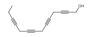 2,5,8,11-Tetradecatetrayn-1-ol结构式