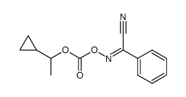 2-(1-Cyclopropylaethoxycarbonyloxyimino)-2-phenyl-acetonitril Structure