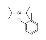 methyl-(2-methylphenoxy)-di(propan-2-yl)silane结构式