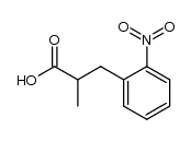 2-methyl-3-(2-nitro-phenyl)-propionic acid结构式