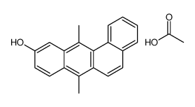 acetic acid,7,12-dimethylbenzo[a]anthracen-10-ol结构式