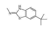 (9ci)-6-(1,1-二甲基乙基)-n-甲基-2-苯并噻唑胺结构式